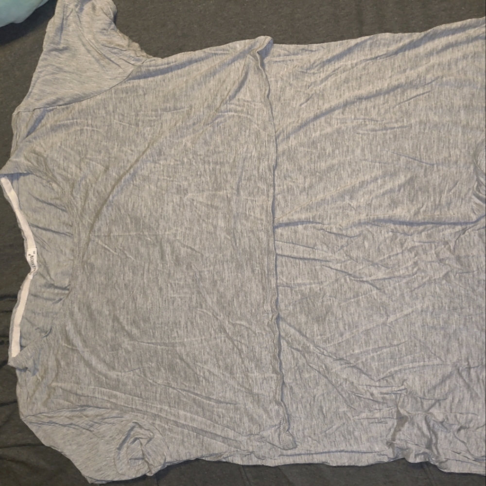 Maternity nursing light gray top XXL
